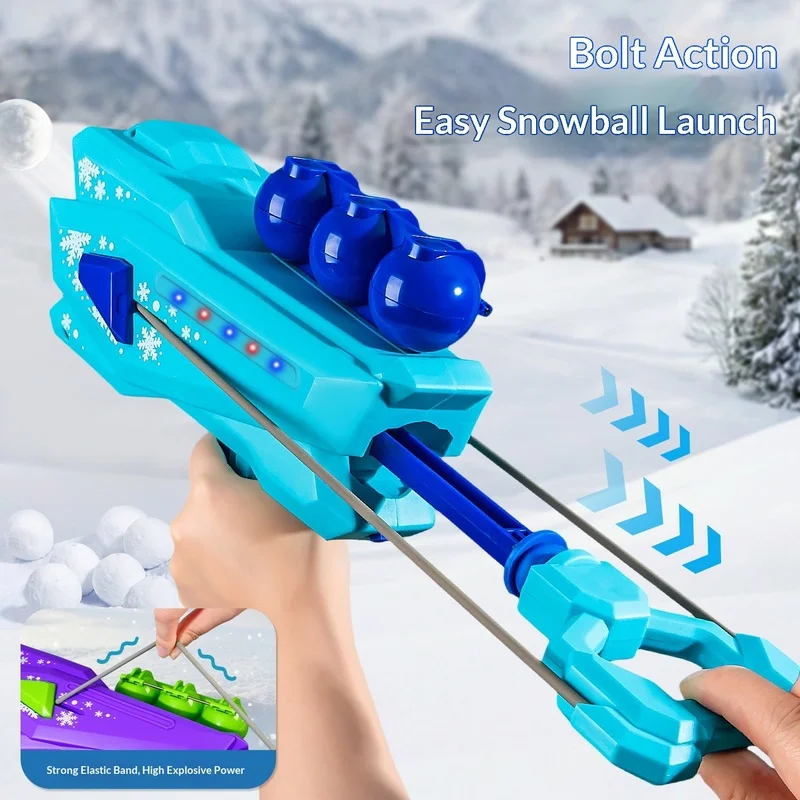 Snowball Launcher Triple Barrel Snow Gun Winter Outdoor Snow Fight Toy Parent Child Interactive Snow Play Tool For Kids Adults
Snowball Launcher Triple Barrel Snow Gun Winter Outdoor Snow Fight Toy Parent Child Interactive Snow Play Tool For Kids Adults