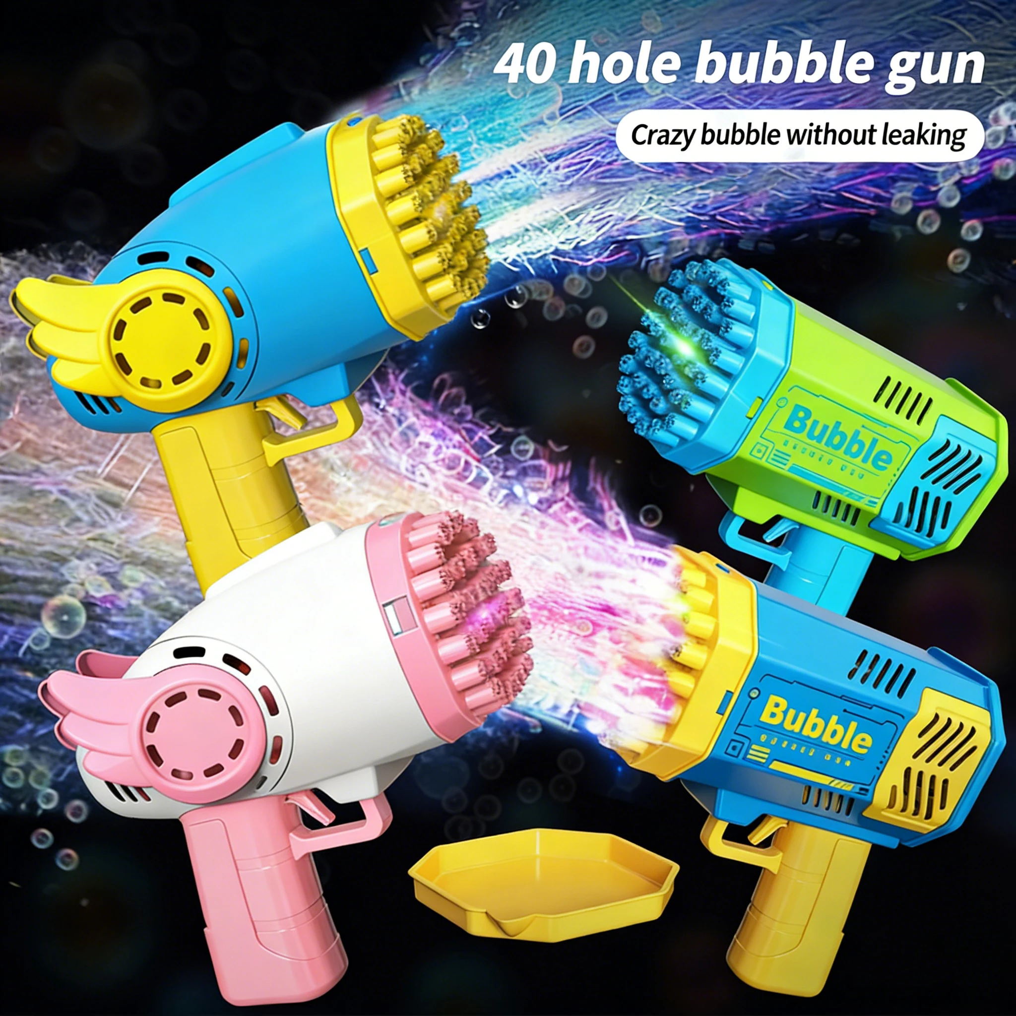 Internet-famous Angel Bubble Gun, 40-hole Bubble Output, Automatic Bubble Machine, Party Atmosphere Must-have
Internet-famous Angel Bubble Gun, 40-hole Bubble Output, Automatic Bubble Machine, Party Atmosphere Must-have