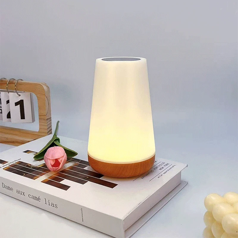 Study Table Accessories RGB Color Wood Grain Bedside Night Light Touch Sensor Patting Lamp Remote Control Soft Atmosphere Light
Study Table Accessories RGB Color Wood Grain Bedside Night Light Touch Sensor Patting Lamp Remote Control Soft Atmosphere Light