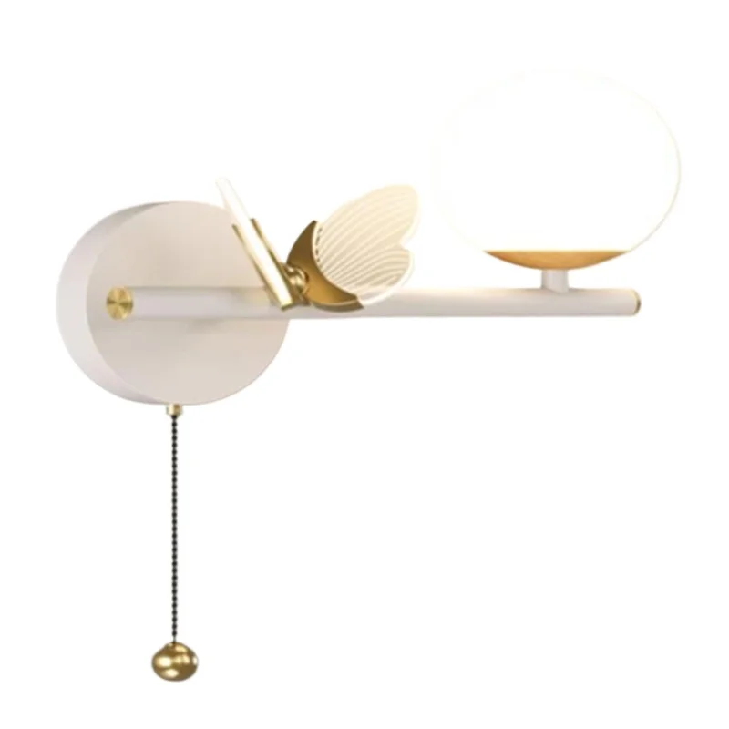 *Nordic Butterfly Glass LED Wall Light Modern Living Bedroom Foyer Ball Sconce Wall Lamps With Pull Switch Bedside Stair Lights
*Nordic Butterfly Glass LED Wall Light Modern Living Bedroom Foyer Ball Sconce Wall Lamps With Pull Switch Bedside Stair Lights