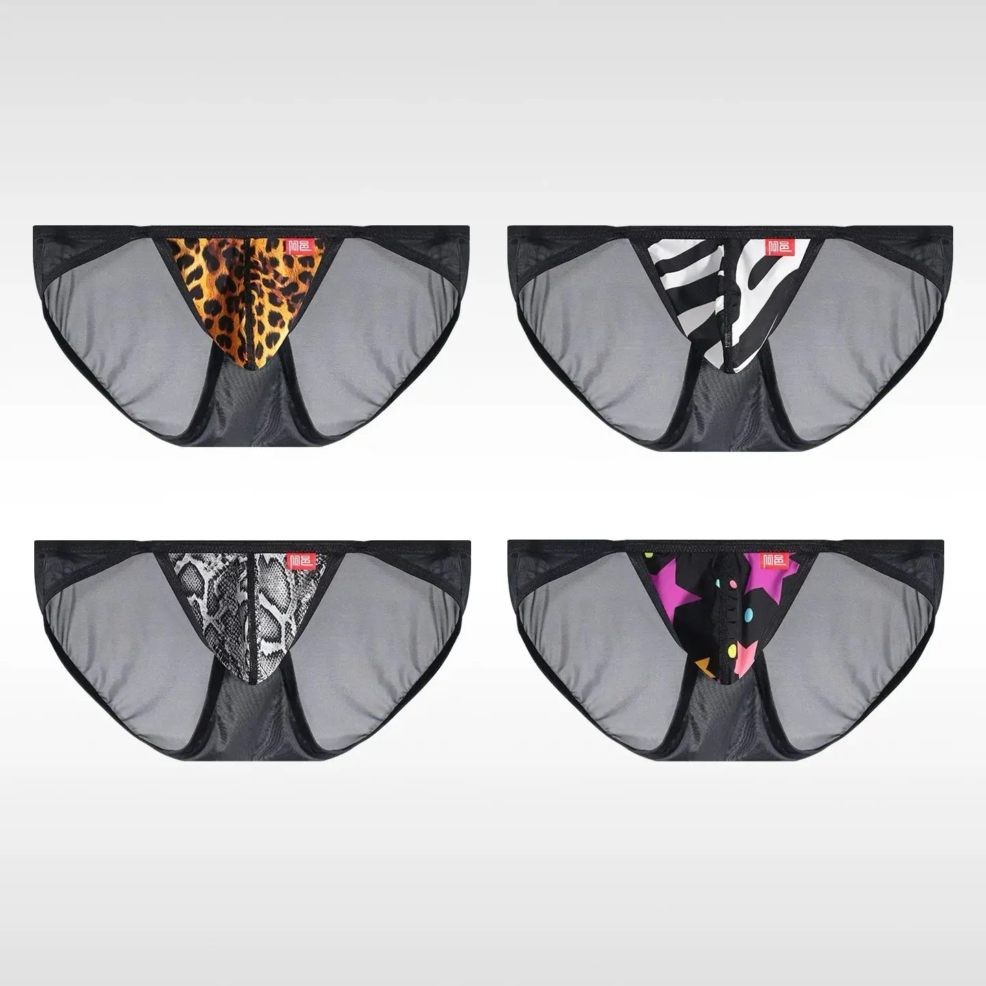 Fashion Animal Pattern Underwear men's briefs personalized underwear man blackBlue party Underwear A726
Fashion Animal Pattern Underwear men's briefs personalized underwear man blackBlue party Underwear A726