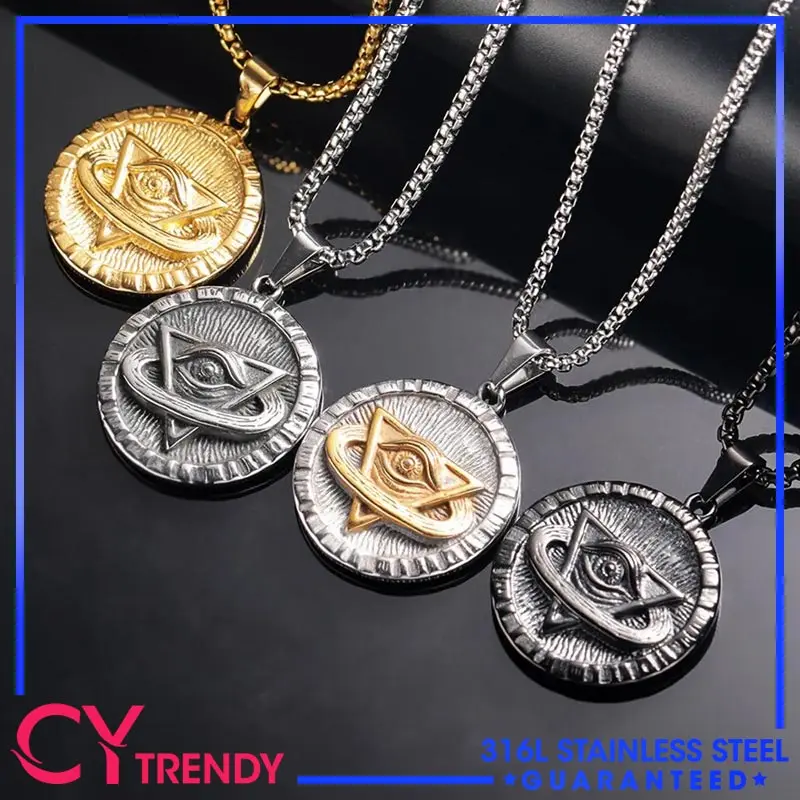 Hip Hop Trend in Europe and America, Sun, Moon, Stars, Full View, Universe, Stainless Steel Pendant Necklace
Hip Hop Trend in Europe and America, Sun, Moon, Stars, Full View, Universe, Stainless Steel Pendant Necklace
