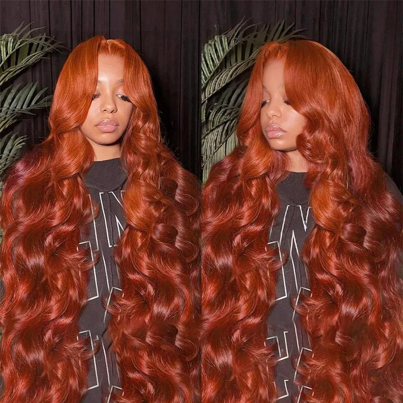 Ginger Body Wave Lace Front Wigs 13x6 Human Hair Transparent HD Lace Frontal Wigs Pre Plucked 13x4 100% Human Hair Wig For Women
Ginger Body Wave Lace Front Wigs 13x6 Human Hair Transparent HD Lace Frontal Wigs Pre Plucked 13x4 100% Human Hair Wig For Women
