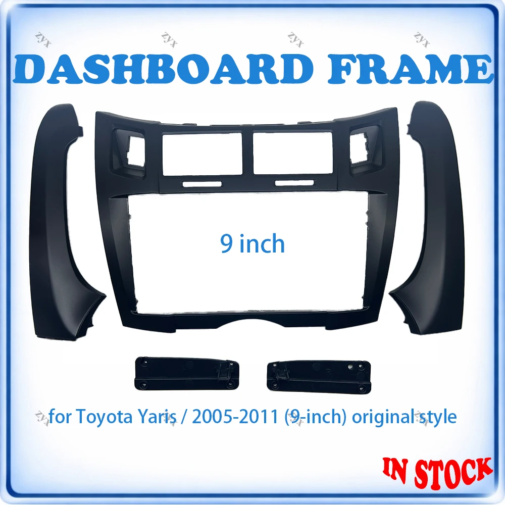 Factory Style Car Radio Fascia Frame For Toyota Yaris 2005-2011 9 inch Stereo Panel With Wiring Harness Power Cable
Factory Style Car Radio Fascia Frame For Toyota Yaris 2005-2011 9 inch Stereo Panel With Wiring Harness Power Cable