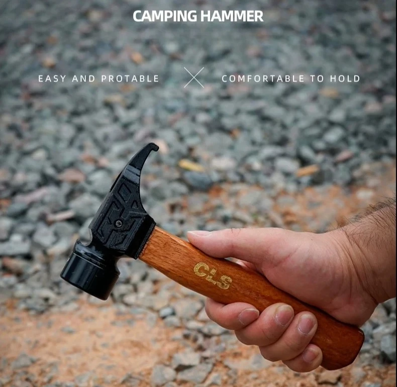 NEW Outdoor Solid Wood Iron Head Hammer Multifunctional Canopy Tent Ground Nail Hammer Camping EDC Tool
NEW Outdoor Solid Wood Iron Head Hammer Multifunctional Canopy Tent Ground Nail Hammer Camping EDC Tool