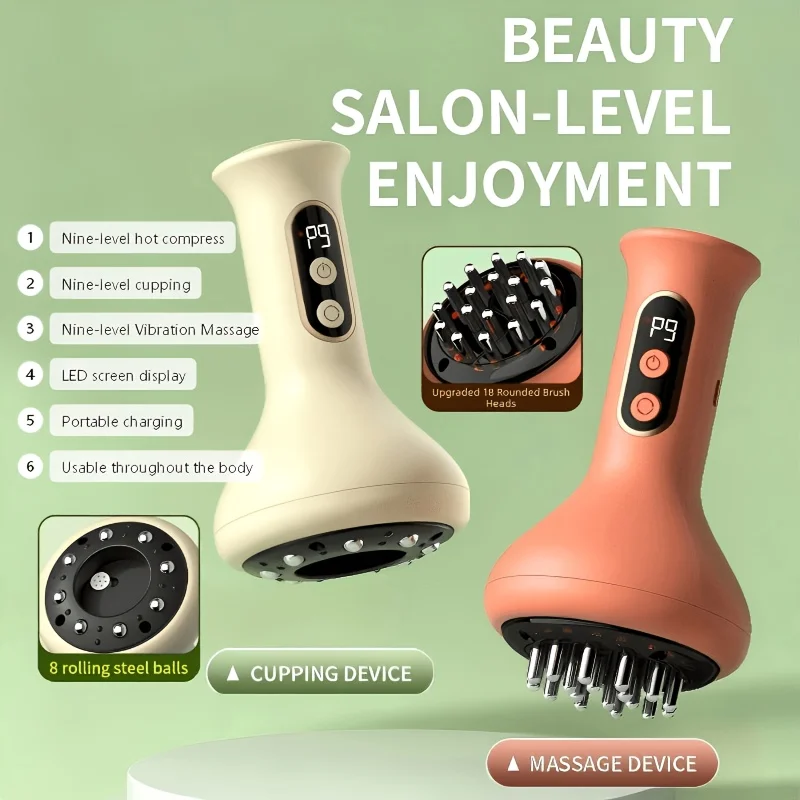3-in-1 Electric Gua Sha Cuping Massager,8 Magnetic Suction Balls,9 Temp Gears,Digital Screen Full Body Therapy for Office & Home
3-in-1 Electric Gua Sha Cuping Massager,8 Magnetic Suction Balls,9 Temp Gears,Digital Screen Full Body Therapy for Office & Home