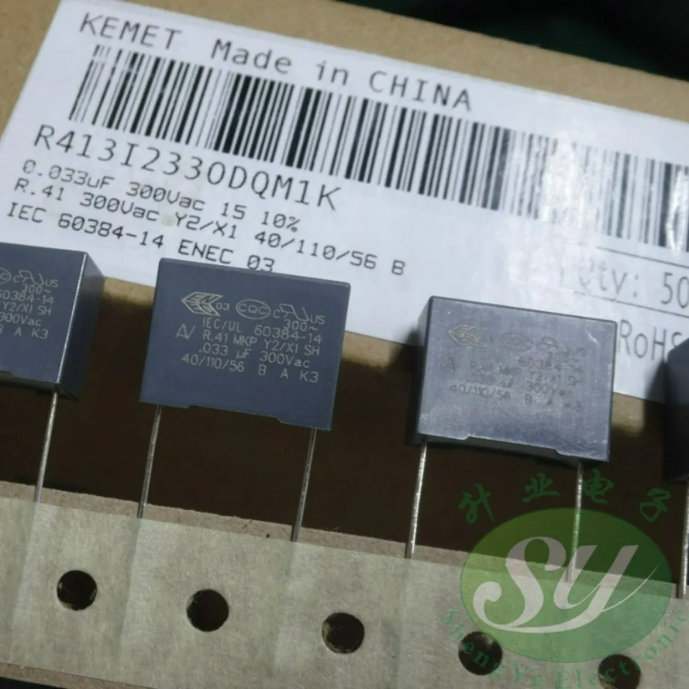 10pcs/lot AV R41 MKP 0.033uf 300VAC 33nf 333 K Brand New 15mm Film Capacitor R413I2330DQM1K
10pcs/lot AV R41 MKP 0.033uf 300VAC 33nf 333 K Brand New 15mm Film Capacitor R413I2330DQM1K