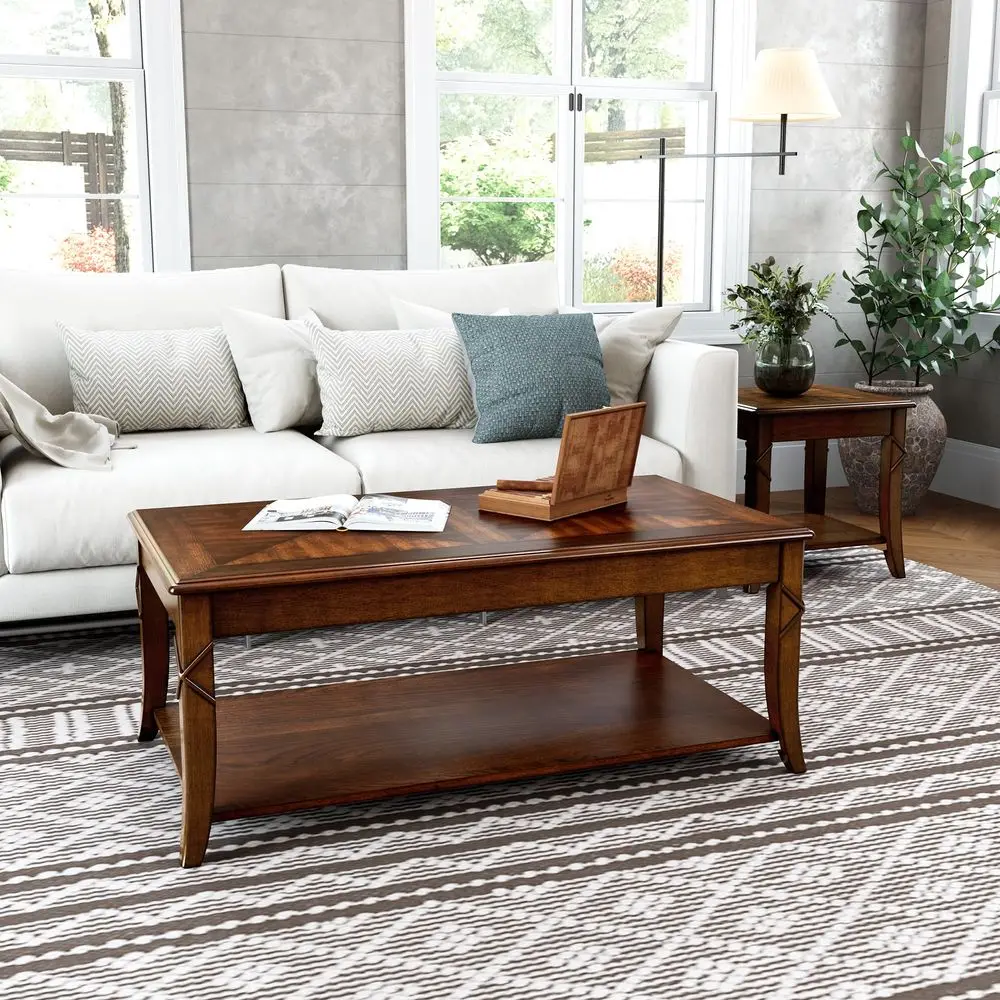 Room Tables Set of 3 One Coffee Table and Two End Table with Carved Tabletop and Leg, MidCentury Sofa Beside Table and Center T
Room Tables Set of 3 One Coffee Table and Two End Table with Carved Tabletop and Leg, MidCentury Sofa Beside Table and Center T