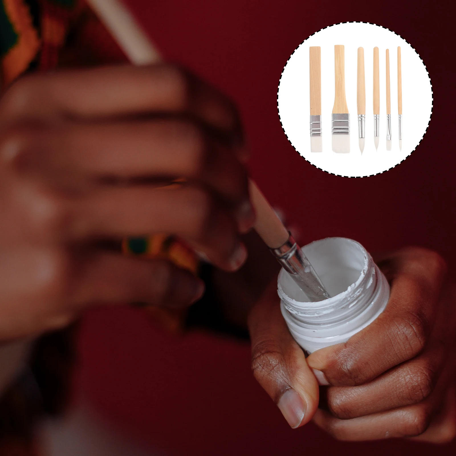 6 Pcs Paint Brush Set Drawing Pens Oil Painting Kids Tools Nylon Brushes Watercolor Acrylic Gouache Cleaning Travel Outdoor
6 Pcs Paint Brush Set Drawing Pens Oil Painting Kids Tools Nylon Brushes Watercolor Acrylic Gouache Cleaning Travel Outdoor