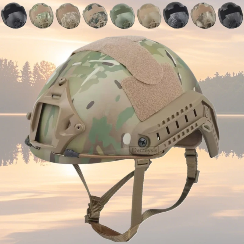 Outdoor Tactical Helmet Airsoft Fast MH Type Paintball CS Game Combat Protective Helmets with NVG Mount
Outdoor Tactical Helmet Airsoft Fast MH Type Paintball CS Game Combat Protective Helmets with NVG Mount