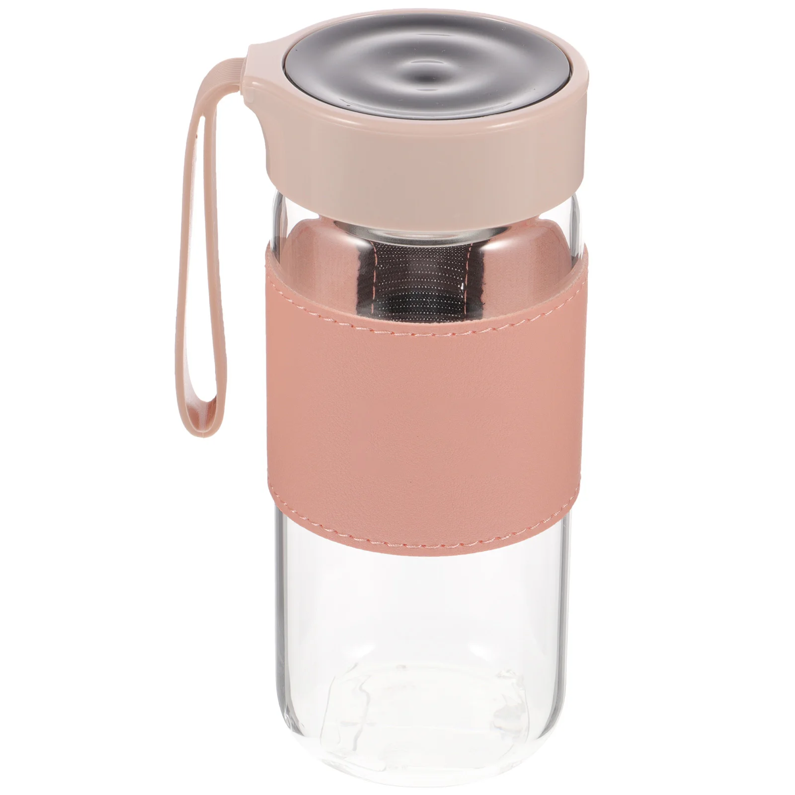 Heat Resistant Glass Water Bottle Portable Water Cup Tea Infuser Leakproof Handle Design Office Kids Outdoor Bottle 
Heat Resistant Glass Water Bottle Portable Water Cup Tea Infuser Leakproof Handle Design Office Kids Outdoor Bottle