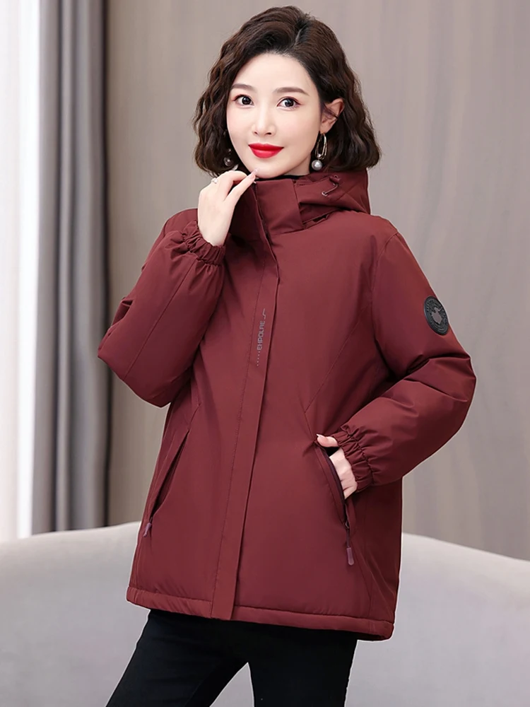 Свободный повседневный женский хлопковый тюнер в Корейском стиле, Новое поступление, модная длина с капюшоном, универсальная полиэфирная ткань
Свободный повседневный женский хлопковый тюнер в Корейском стиле, Новое поступление, модная длина с капюшоном, универсальная полиэфирная ткань