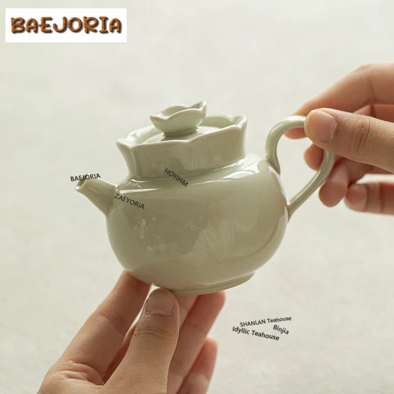 Plant Ash Glazed Teapot Creative Tea Infuser Pot Household Tea Maker Kettle With Filter White Tea Teaware Supplies Ornaments
Plant Ash Glazed Teapot Creative Tea Infuser Pot Household Tea Maker Kettle With Filter White Tea Teaware Supplies Ornaments
