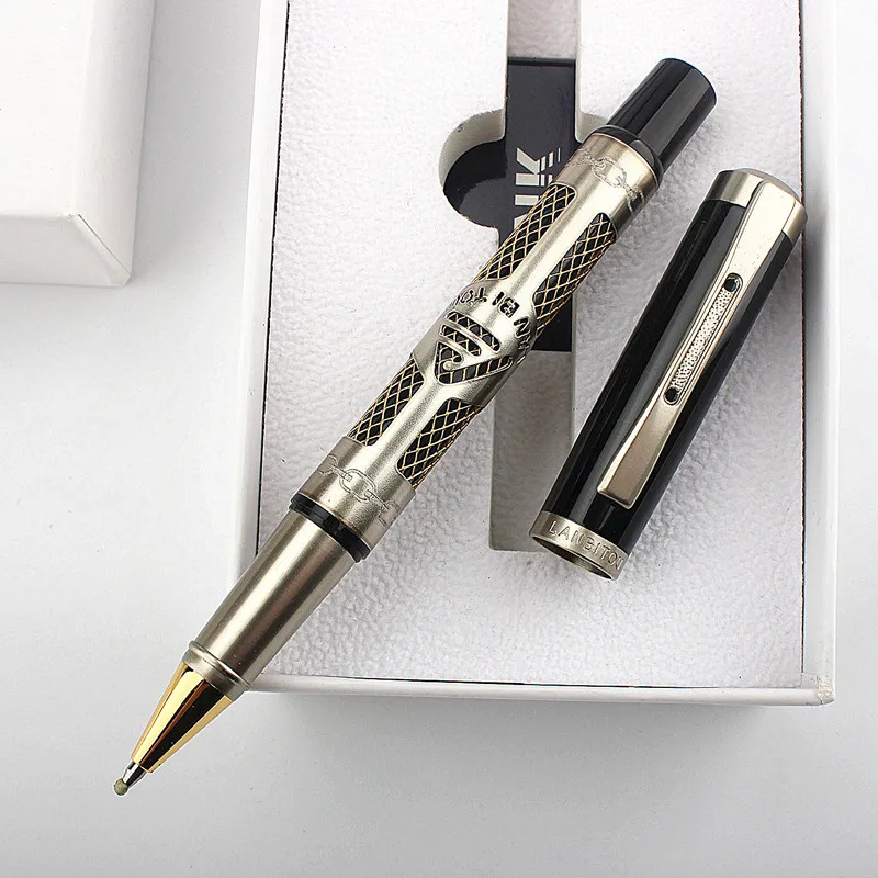 Luxury Brand Roller Ballpoint Pen Metal Office School Supplies Gold Rollerball High Quality Stationery
Luxury Brand Roller Ballpoint Pen Metal Office School Supplies Gold Rollerball High Quality Stationery