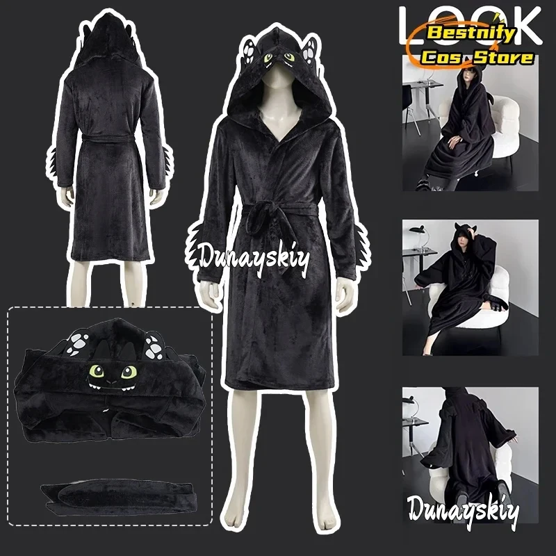 ABC123CosplayInteresting Dragon Cosplay Costume Black Hooded Bathrobe Cartoon Gown Anime/Slumber party Outfit3'd,5;h.9/
ABC123CosplayInteresting Dragon Cosplay Costume Black Hooded Bathrobe Cartoon Gown Anime/Slumber party Outfit3'd,5;h.9/