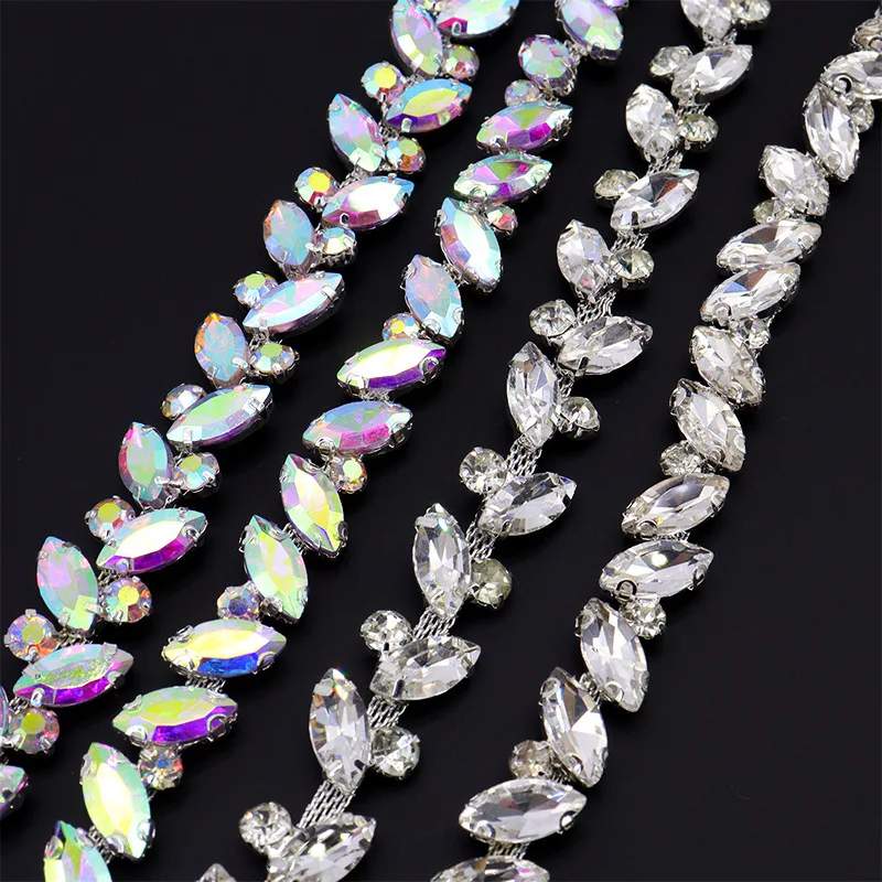 10Yards Rhinestone Chain Trim Crystal Diamond Clothing Bag Hat Accessories DIY Craft Wedding Gift Decoration Rhinestone Ribbon
10Yards Rhinestone Chain Trim Crystal Diamond Clothing Bag Hat Accessories DIY Craft Wedding Gift Decoration Rhinestone Ribbon