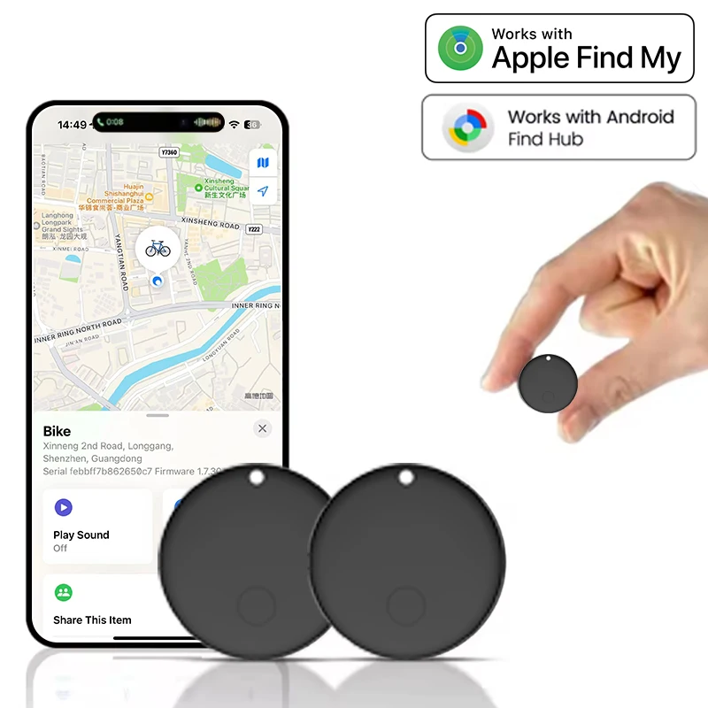 Mini Bluetooth Tracker Tag Works with Apple Find My & Android Find Hub Anti-Lost Smart Locator for Key Wallet Bag Pet Child
Mini Bluetooth Tracker Tag Works with Apple Find My & Android Find Hub Anti-Lost Smart Locator for Key Wallet Bag Pet Child