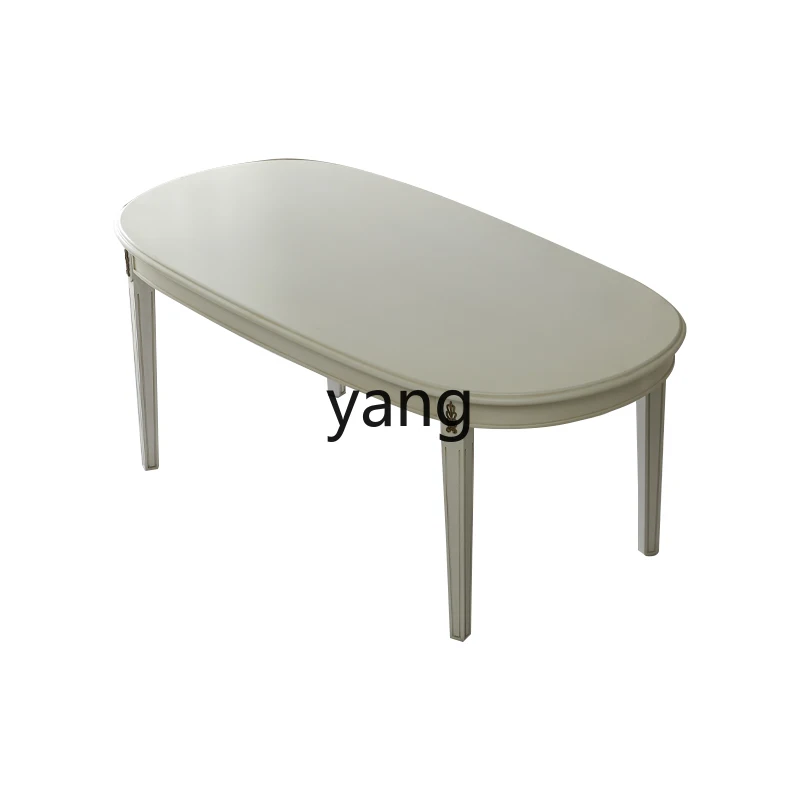 LH light luxury high-end solid wood dining table oval long eating table small dining room furniture
LH light luxury high-end solid wood dining table oval long eating table small dining room furniture