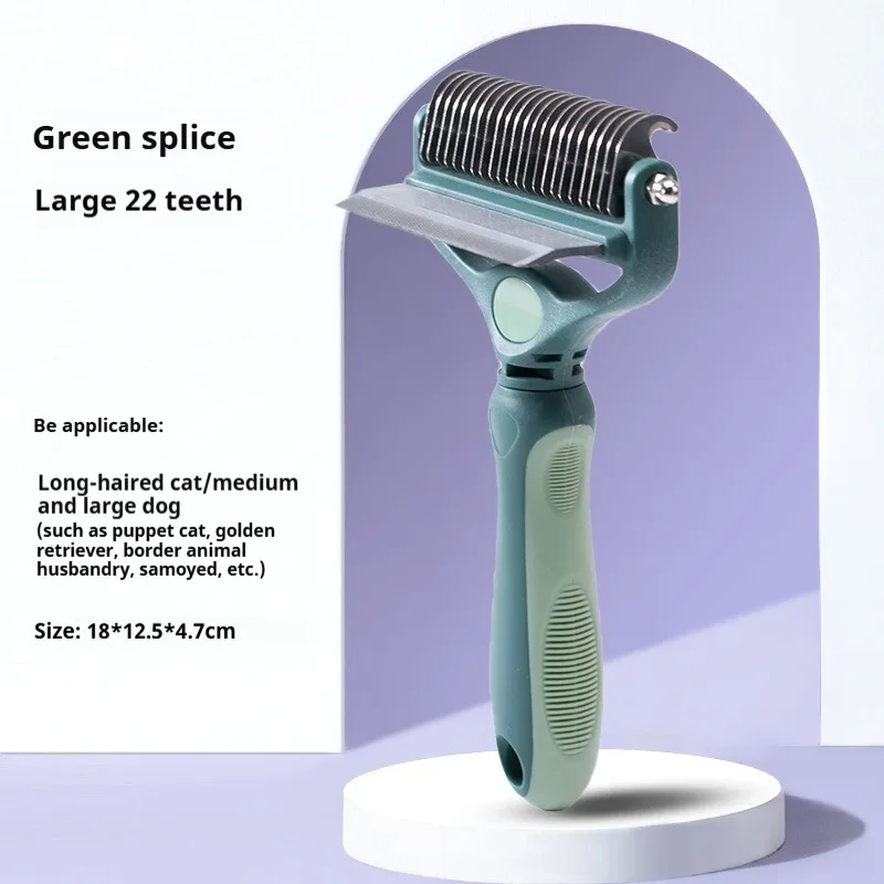 Pet Comb - Tangle Remover & Shedding Control Brush for Dogs and Cats, Suitable for Teddy Bears and Golden Retrievers
Pet Comb - Tangle Remover & Shedding Control Brush for Dogs and Cats, Suitable for Teddy Bears and Golden Retrievers