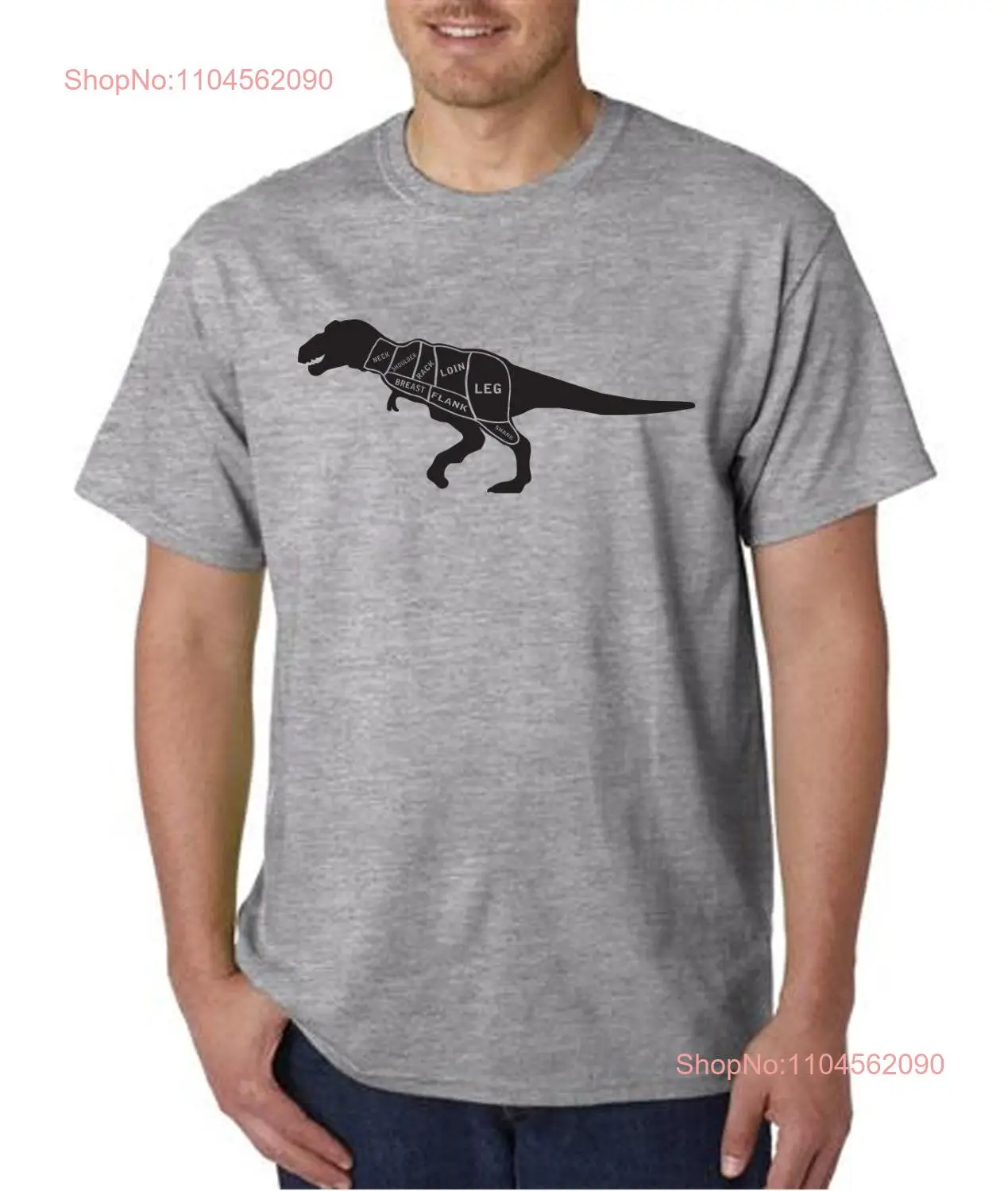 Unique gift Funny Dinosaur T Shirt REX tyrannosaurus butcher chart graphic for cook long or short sleeves
Unique gift Funny Dinosaur T Shirt REX tyrannosaurus butcher chart graphic for cook long or short sleeves