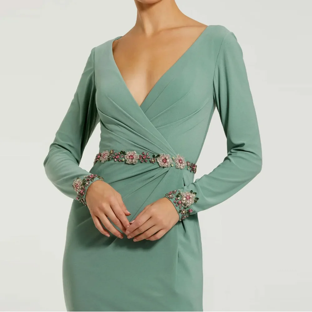 Customized Glamorous Mermaid Mother of the Bride Dress Groom V Neck Formal Party Gown Mother Dress Robe De Soiree Femme
Customized Glamorous Mermaid Mother of the Bride Dress Groom V Neck Formal Party Gown Mother Dress Robe De Soiree Femme