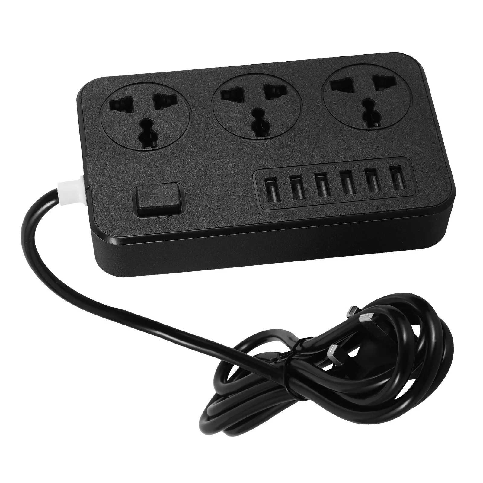 Black Extension Cord Power Strip with USB Ports Household Outlet Adapter for Desk Table Charging Station Space Saving Wear
Black Extension Cord Power Strip with USB Ports Household Outlet Adapter for Desk Table Charging Station Space Saving Wear
