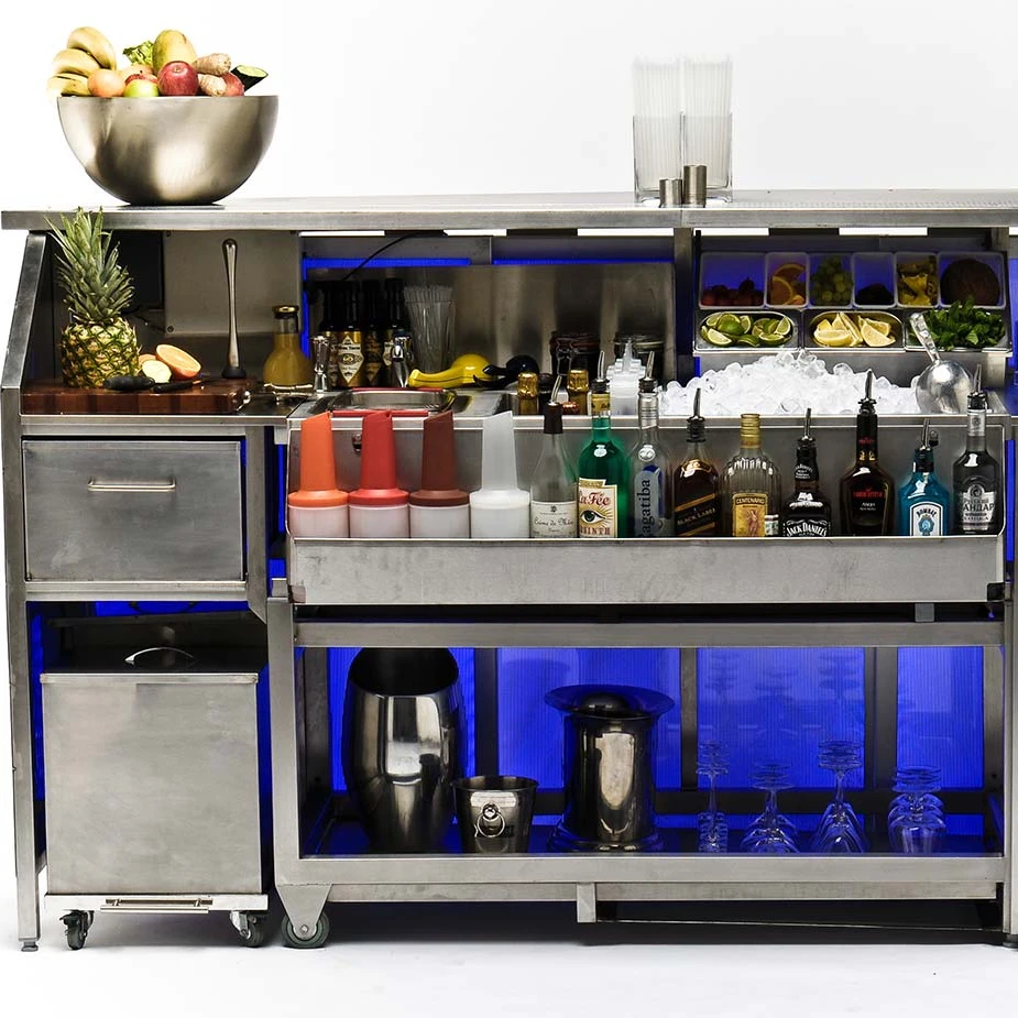 Оптовая продажа с фабрики, барменский стол из нержавеющей стали для настройки функциональной барной мебели, слив воды, гладкий качественный барный стол
Оптовая продажа с фабрики, барменский стол из нержавеющей стали для настройки функциональной барной мебели, слив воды, гладкий качественный барный стол