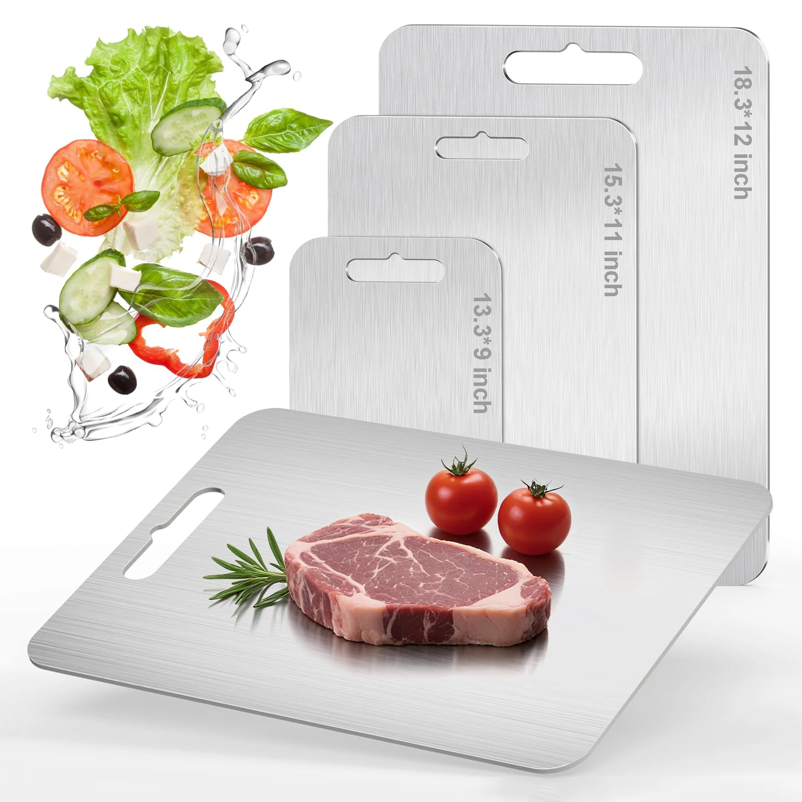 Можно мыть в посудомоечной машине, разделочная доска из нержавеющей стали с антипригарным покрытием для мяса и фруктов, прочная разделочная доска с защитой от плесени для кухни 
Можно мыть в посудомоечной машине, разделочная доска из нержавеющей стали с антипригарным покрытием для мяса и фруктов, прочная разделочная доска с защитой от плесени для кухни