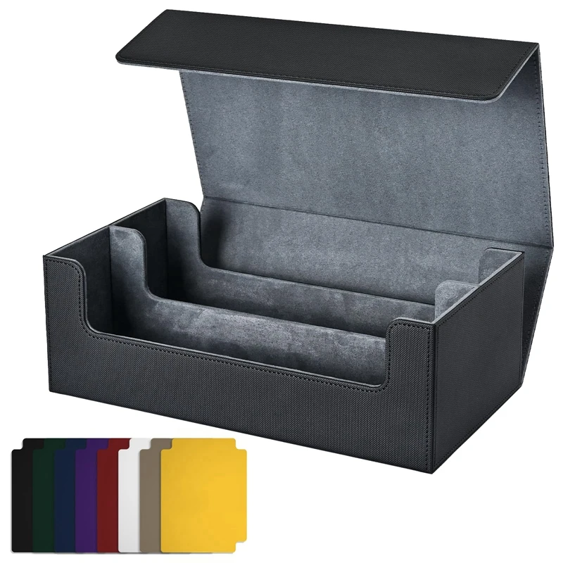 Card Deck Storage Box Magnetic Closure Card Holder For Magnetic Game Cards Black
Card Deck Storage Box Magnetic Closure Card Holder For Magnetic Game Cards Black
