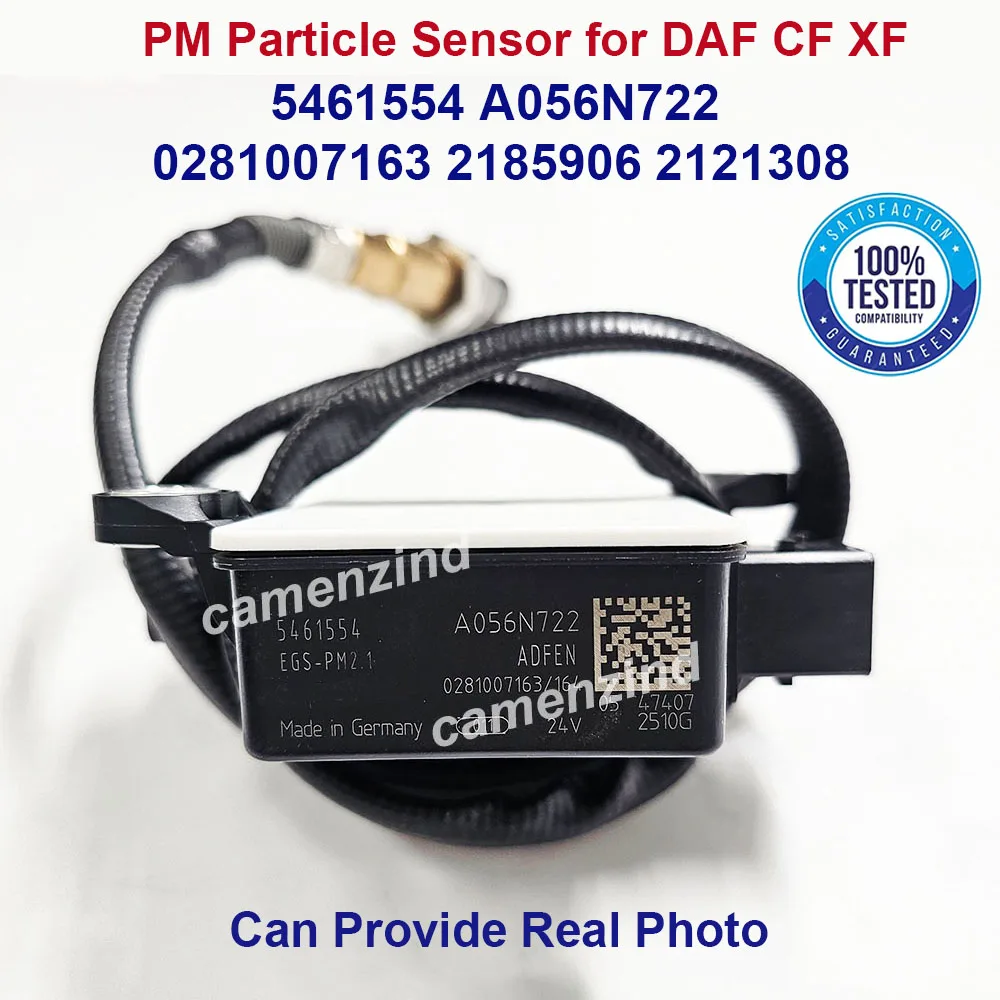 New PM Particulate Matter Sensor 5461554 0281007163 A056N722 Euro6 Emission for D-AF CF XF 106 2185906 2121308 0281007164
New PM Particulate Matter Sensor 5461554 0281007163 A056N722 Euro6 Emission for D-AF CF XF 106 2185906 2121308 0281007164