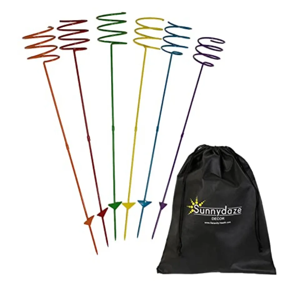 Sunnydaze Outdoor Cup Holders for Yard - Heavy-Duty Outdoor Drink Holder Stakes - Set of 6 - Multicolored
Sunnydaze Outdoor Cup Holders for Yard - Heavy-Duty Outdoor Drink Holder Stakes - Set of 6 - Multicolored