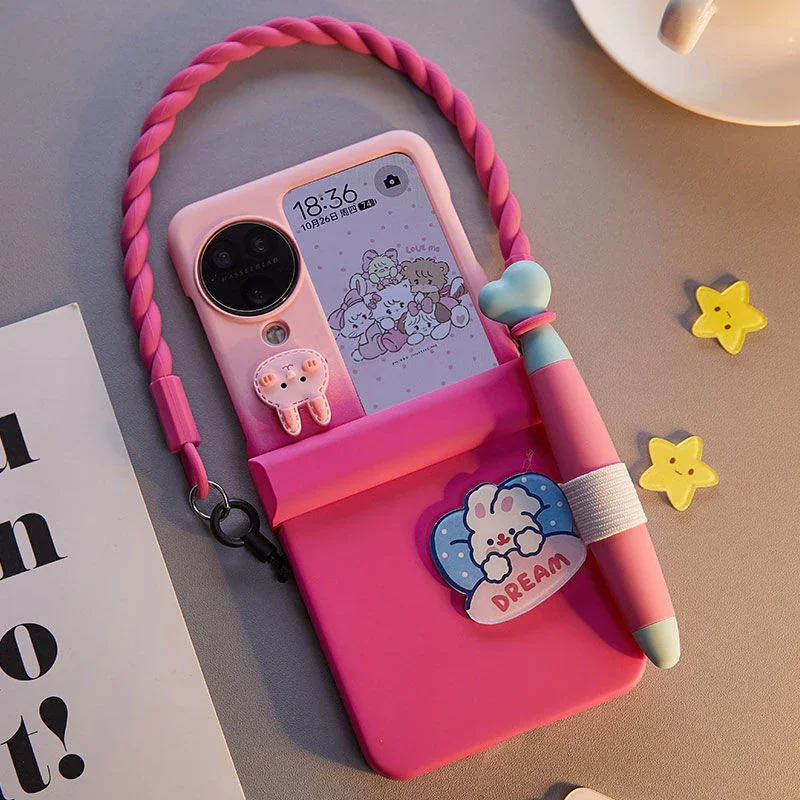 For Oppo find n3 flip Case with Stylus Cute Flip Cover find n3 flip Phone CaseKawaii Funda coque with Silicone Strap
For Oppo find n3 flip Case with Stylus Cute Flip Cover find n3 flip Phone CaseKawaii Funda coque with Silicone Strap
