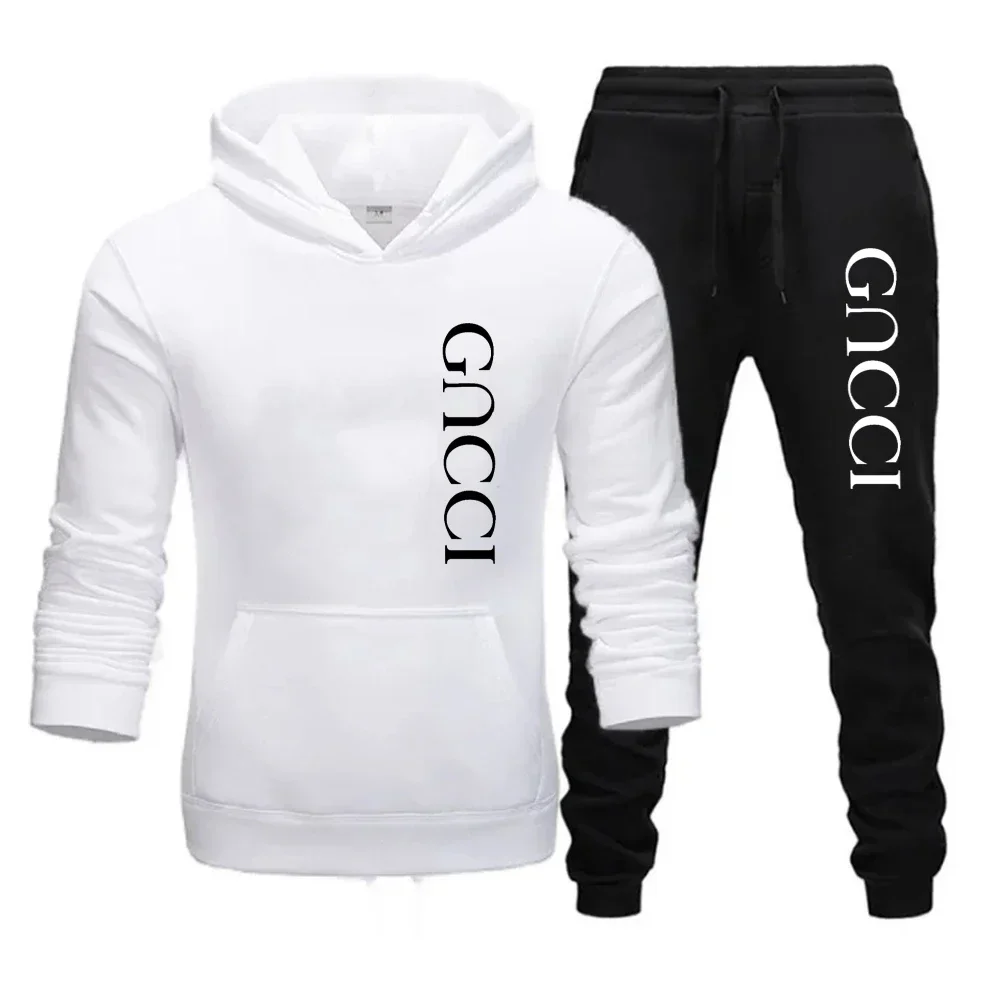 New spring and autumn men's and women's long-sleeved hooded sweatshirt + pants 2 sets, fashion outdoor leisure men's sportswear
New spring and autumn men's and women's long-sleeved hooded sweatshirt + pants 2 sets, fashion outdoor leisure men's sportswear