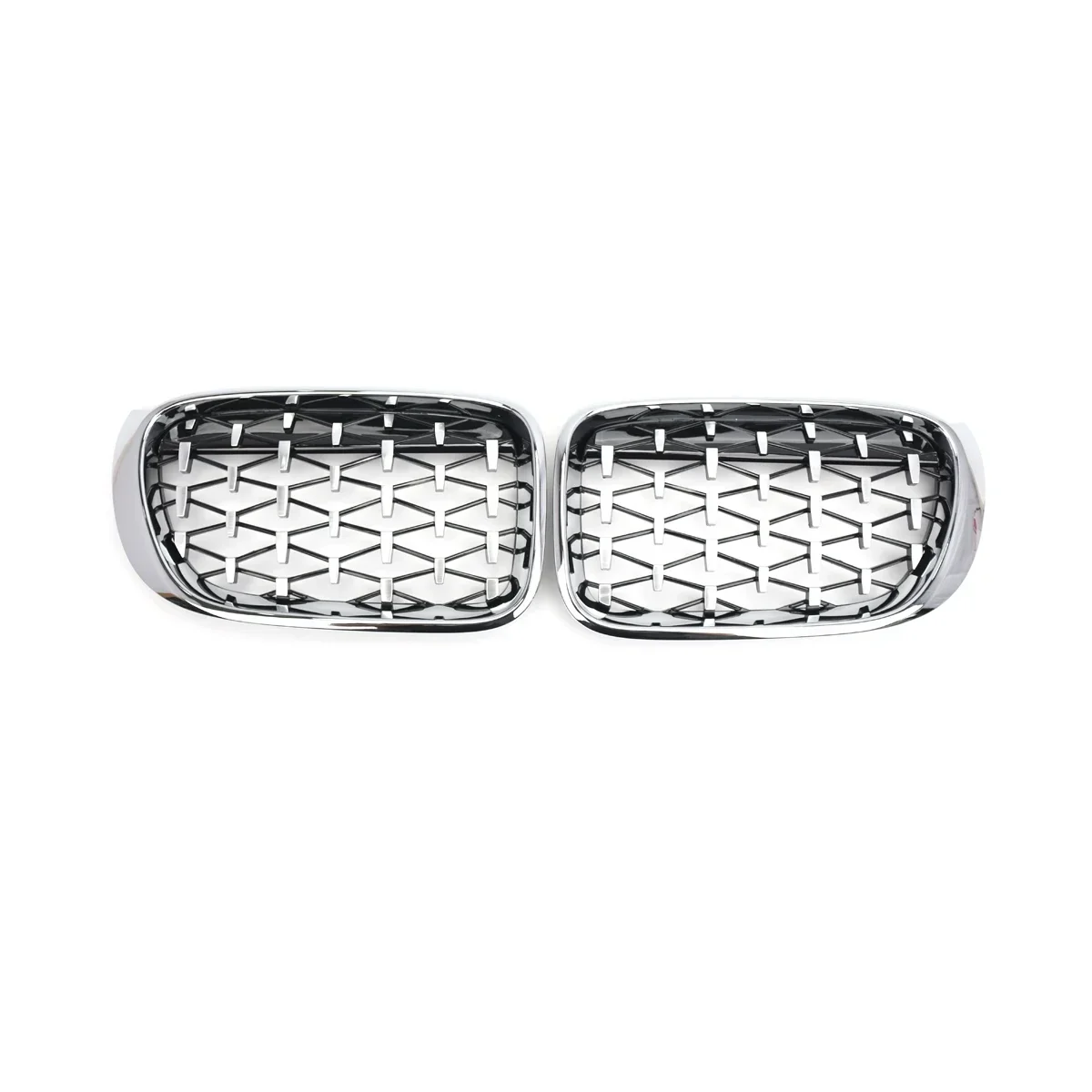 51117338571 For BMW F26 X4 F25 LCI X3 Facelift 2014-2018 Chrome Silver Diamond Kidney Grille Meteor Style Front Bumper Grill
51117338571 For BMW F26 X4 F25 LCI X3 Facelift 2014-2018 Chrome Silver Diamond Kidney Grille Meteor Style Front Bumper Grill