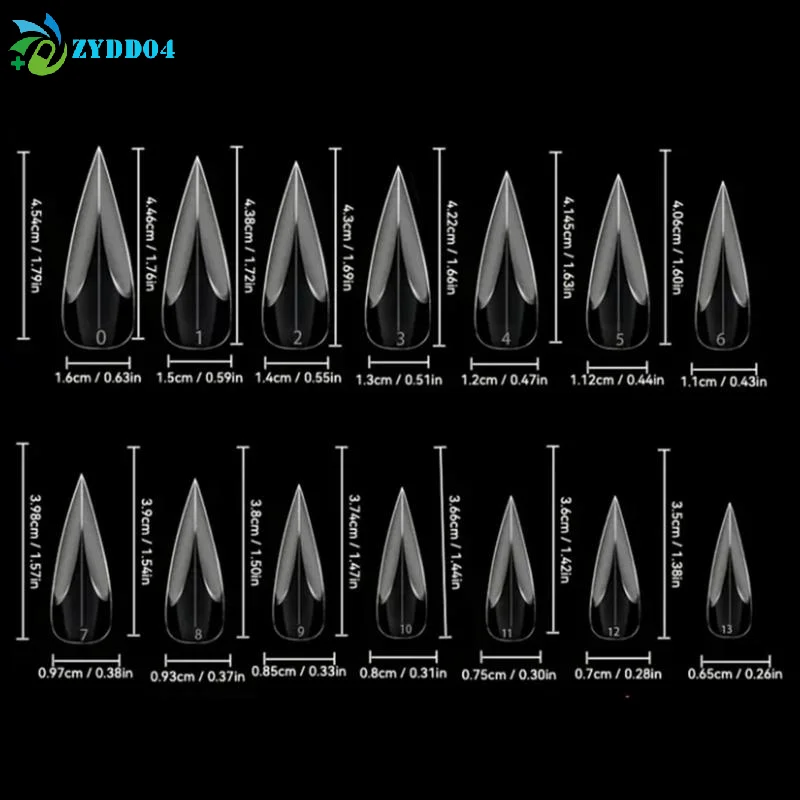 ●140pcs/box Short Curved Stiletto Nail Dual Form For Nail Extension Of 3D Cat's Claw Sculptural Acrylic Nails Full Cover Molds
●140pcs/box Short Curved Stiletto Nail Dual Form For Nail Extension Of 3D Cat's Claw Sculptural Acrylic Nails Full Cover Molds