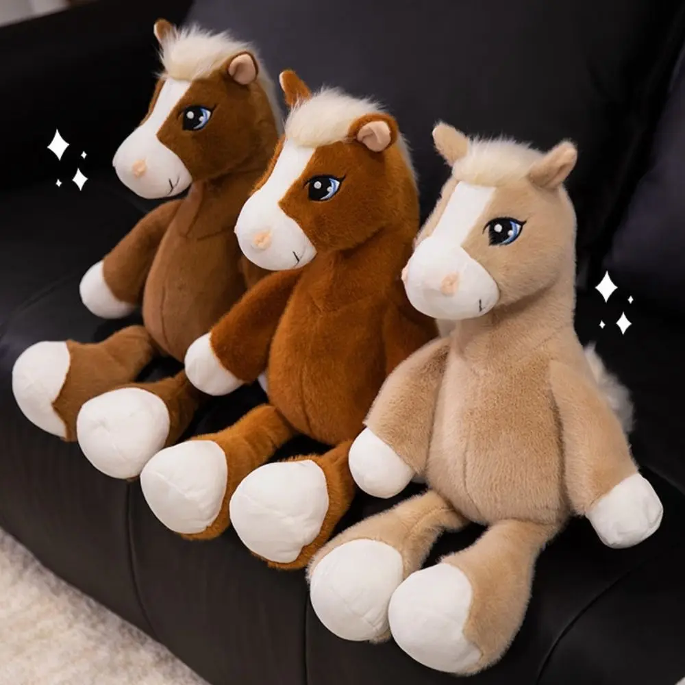 Simulation Sitting Foal Plush Doll Long Tail Stuffed Horse Plush Toys Soft Cute Cartoon Horse Stuffed Toy Kids Gift
Simulation Sitting Foal Plush Doll Long Tail Stuffed Horse Plush Toys Soft Cute Cartoon Horse Stuffed Toy Kids Gift