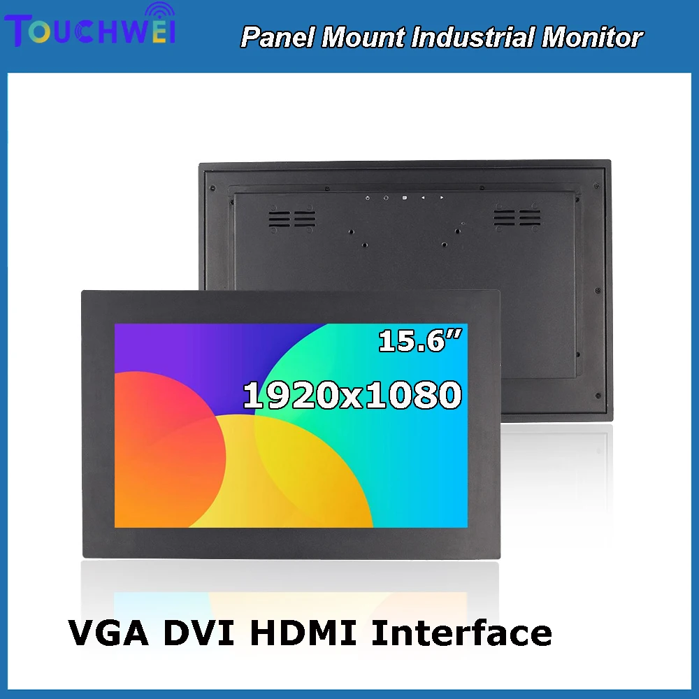 Panel Mount Style Industrial Grade 15.6 Inch 1920x1080 HD Resistive/Capacitive Touch Screen Display Monitor With VGA HDMI USB
Panel Mount Style Industrial Grade 15.6 Inch 1920x1080 HD Resistive/Capacitive Touch Screen Display Monitor With VGA HDMI USB