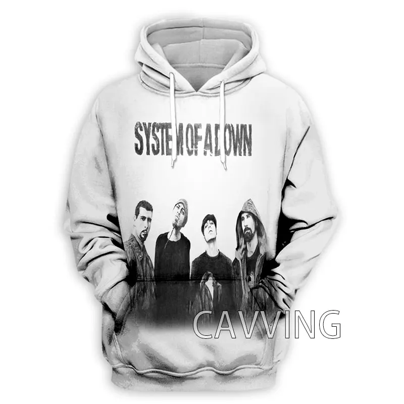 CAVVING 3D Printed System of A Down Rock Hoodies Hooded Sweatshirts Harajuku Tops Clothing for Women/men K02
CAVVING 3D Printed System of A Down Rock Hoodies Hooded Sweatshirts Harajuku Tops Clothing for Women/men K02