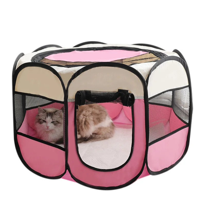 Foldable Pet Kennel with Easy Operation, Portable Outdoor Shelter for Large Dogs and Cats
Foldable Pet Kennel with Easy Operation, Portable Outdoor Shelter for Large Dogs and Cats