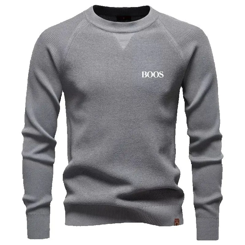 Autumn and winter men's high-quality round neck knitted sweater, new fashionable, casual, warm and versatile T-shirt top
Autumn and winter men's high-quality round neck knitted sweater, new fashionable, casual, warm and versatile T-shirt top