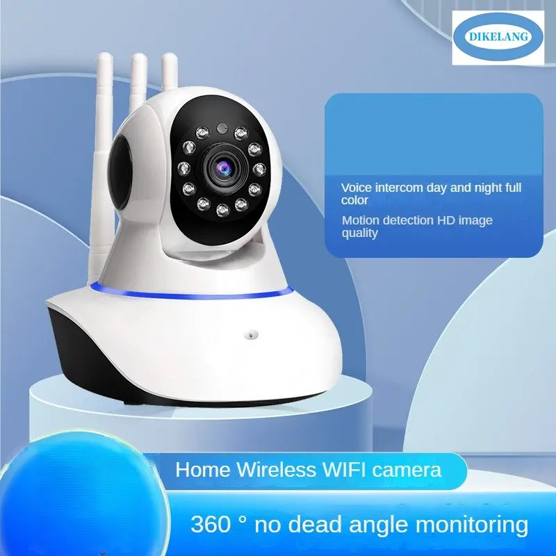 Smart Home Security Camera Wireless IP Camera V380 HD Monitoring Remote Voice Intercom
Smart Home Security Camera Wireless IP Camera V380 HD Monitoring Remote Voice Intercom