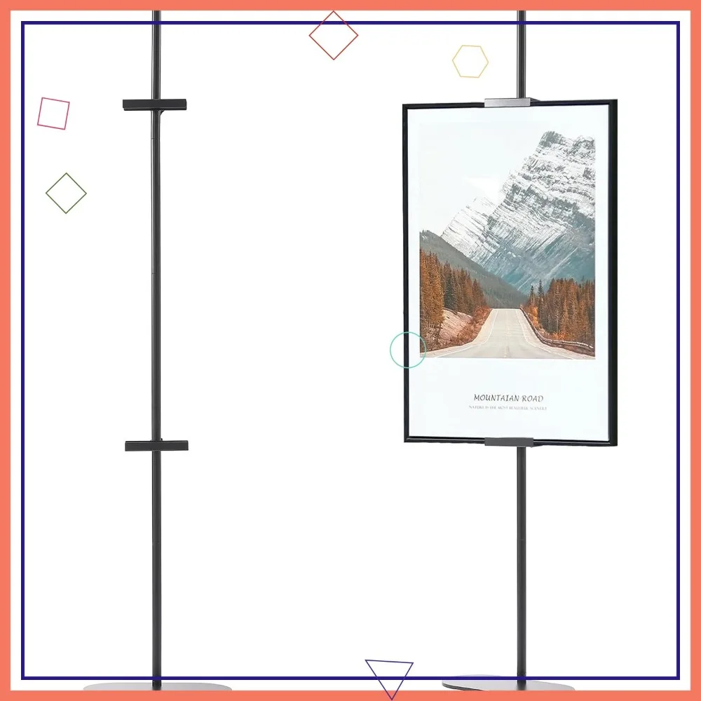 Adjustable Floor Easel Stand for Signs & Frames up to 64", Black Metal Display for Art, Photos
Adjustable Floor Easel Stand for Signs & Frames up to 64", Black Metal Display for Art, Photos