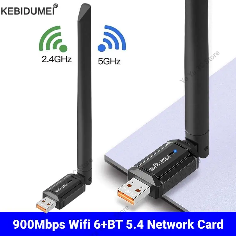 USB WiFi 6 Bluetooth 5.4 адаптер 900 Мбит/с сетевая карта ключ 2,4G 5 ГГц беспроводной приемник для ноутбука Windows 10 11 драйвер бесплатно
USB WiFi 6 Bluetooth 5.4 адаптер 900 Мбит/с сетевая карта ключ 2,4G 5 ГГц беспроводной приемник для ноутбука Windows 10 11 драйвер бесплатно