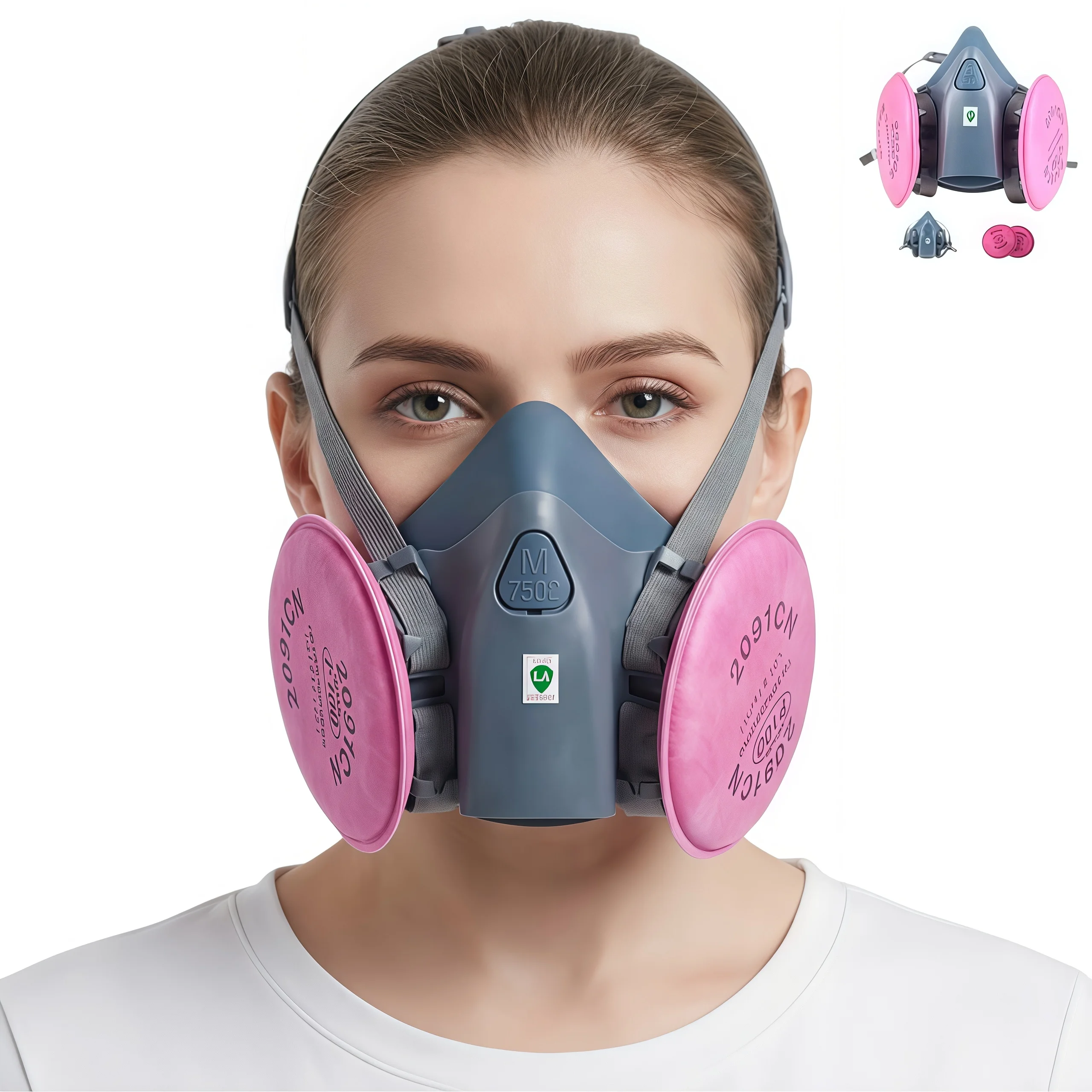 7502 Respirator Mask Protective Mask Industry Painting Spray Dust Gas Mask With 501 5N11 6001CN Chemcial Half Face Mask
7502 Respirator Mask Protective Mask Industry Painting Spray Dust Gas Mask With 501 5N11 6001CN Chemcial Half Face Mask