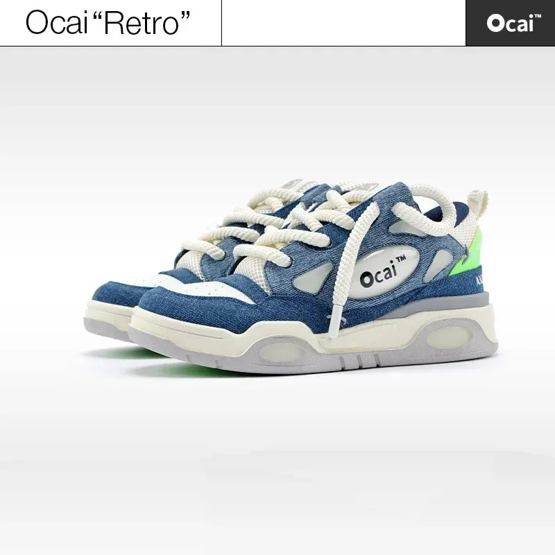 OCAI Spring And Autumn Spring And Autumn Women's Small White Shoes Women's Leather Thick-soled All-match Couple Shoes Sneaker
OCAI Spring And Autumn Spring And Autumn Women's Small White Shoes Women's Leather Thick-soled All-match Couple Shoes Sneaker