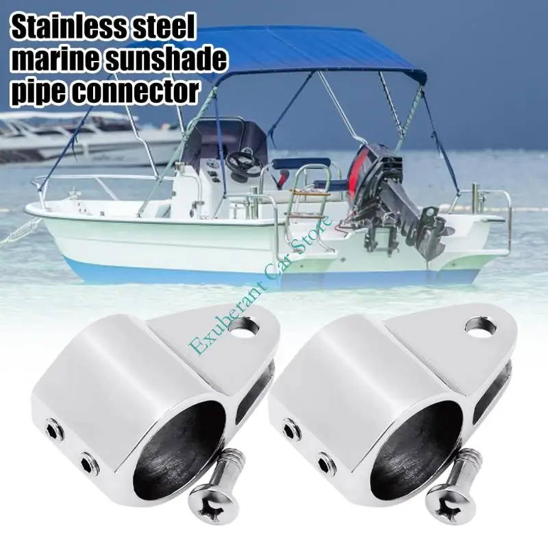 2 Pack Marine Grade 316 Stainless Steel Bimini Top Pipe Linkage With Two Locking Screws For Boat Sun Shade Frame
2 Pack Marine Grade 316 Stainless Steel Bimini Top Pipe Linkage With Two Locking Screws For Boat Sun Shade Frame