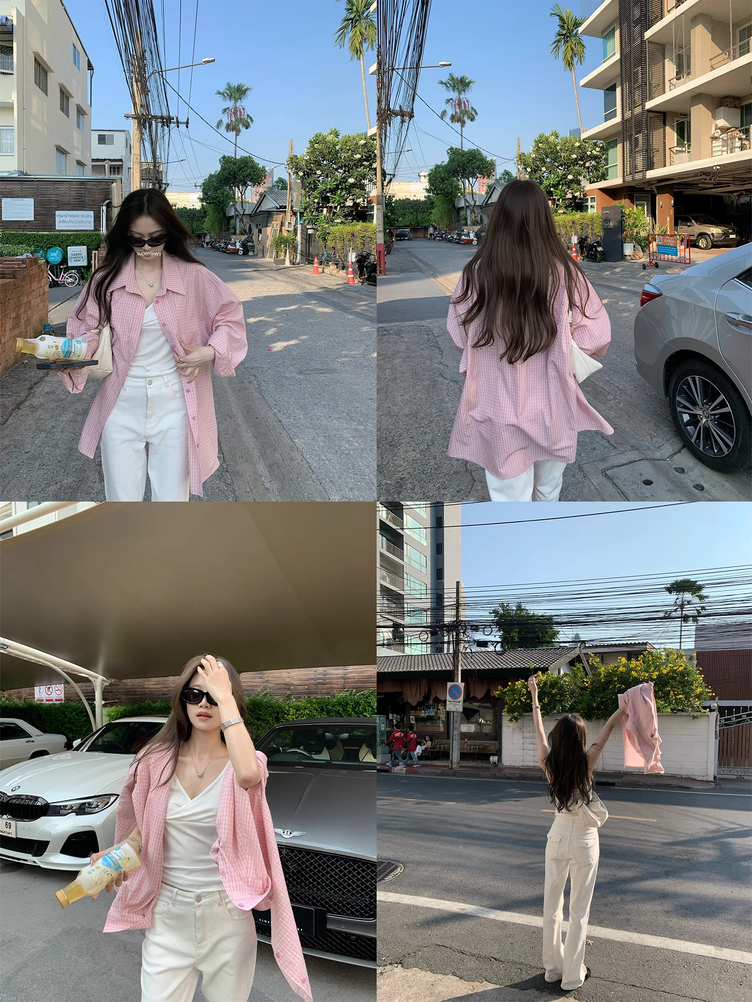 Special Fabric Loose Women's Checkered Shirt Sun Protection Comfortable Versatile Korean Style Commute Long Sleeve Button up
Special Fabric Loose Women's Checkered Shirt Sun Protection Comfortable Versatile Korean Style Commute Long Sleeve Button up
