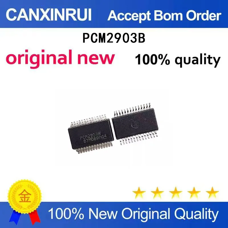 (5-100 pieces)Brand new original PCM2903DBR PCM2903B package SSOP-28 pin codec
(5-100 pieces)Brand new original PCM2903DBR PCM2903B package SSOP-28 pin codec