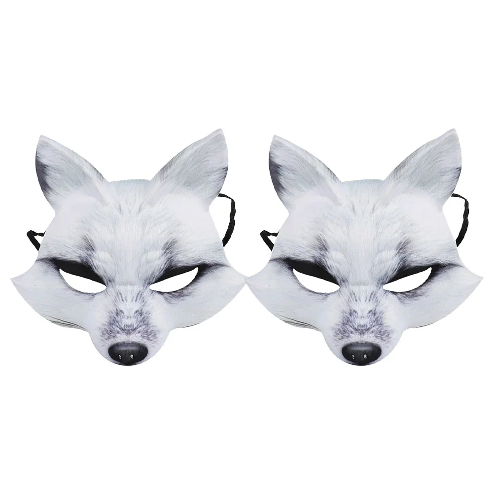 2pcs Fox Masquerade Cosplay Costume Party Accessory Animal For Halloween Carnival Festival White Foxy Mask Set Realistic
2pcs Fox Masquerade Cosplay Costume Party Accessory Animal For Halloween Carnival Festival White Foxy Mask Set Realistic