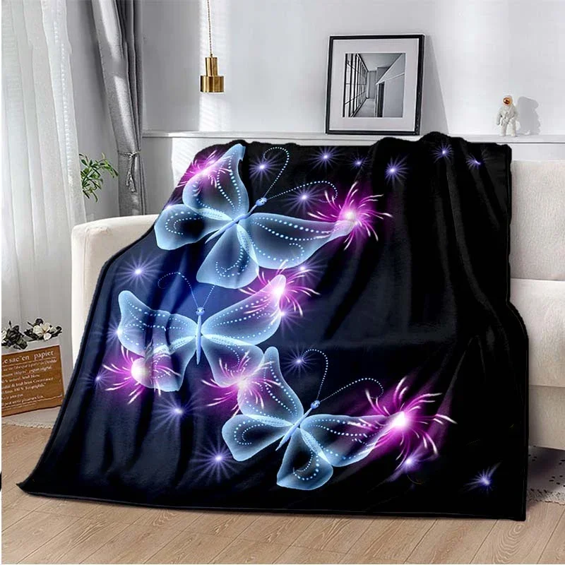 Butterfly and Flower Print Fleece Blanket Throw Light Weight Warm Blanket for Bed Couch Chair Living Room All Season 
Butterfly and Flower Print Fleece Blanket Throw Light Weight Warm Blanket for Bed Couch Chair Living Room All Season